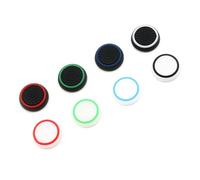 Zerodeko Capuchons de Joystick en Silicone Noir et Rouge 2pcs pour Manettes de Jeu, Grip Antidérapant Confortable et Protection L'usure pour Sticks Analogiques