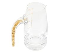 Zerodeko Carafon à Vin Créatif 100ml en Verre Feuille Or