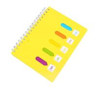 Zerodeko Carnet à Spirale Latérale A5 Moyen Jaune, Bloc-notes Épais Papier Lisse, Cahier D'élève Multifonction pour Prises de Notes, Journal Intime et Organisation Scolaire