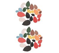 Zerodeko Carreaux de Mosaïque en Céramique Kit Décoration Moderne 200g Lisse et Application Facile Forme Feuille Irrégulière Lisse et Application Facile, Kit Décoration Moderne pour