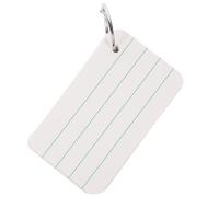 Zerodeko Cartes Vierges Scolaires Papier Lisse Lot Portable de Fiches Memo sans Impression Cartes Notes pour Vocabulaire et Index Format Compact Facile à Transporter