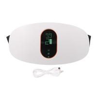 Zerodeko Ceinture de Massage Abdominale Design Portable et Sûr Électrique Multifonction en ABS Blanc Peau, Fitness à Domicile