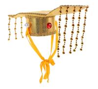 Zerodeko Chapeau de Cosplay Chinois Accessoire de Costume Antique Or Élégant et Unique pour Événements Culturels Coiffe Traditionnelle Chinoise