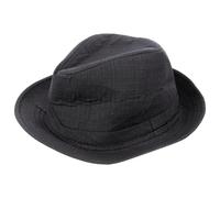 Zerodeko Chapeau de Deuil Chapeau Funéraire en Tissu Noir Résistant à L’Usure Indéformable pour Funérailles et Cimetières Homme