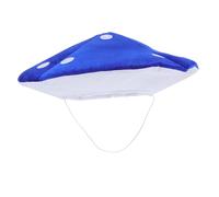 Zerodeko Chapeau Peluche de Champignon pour Adulte Accessoire pour Événements Séances Photo Chapeau à Pois pour Look Unique