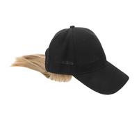 Zerodeko Chapeau Style Élégant et Réaliste Jaune Femme Postiche en Soie Haute Température Réutilisable et Facile à Assortir, Shopping et L'école