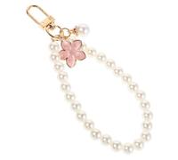Zerodeko Charm de Chaîne de Perles Fait Main Accessoire Suspendu Téléphone et Porte-clés DIY pour Femme Breloque Unique et Perles Ornement de à Main