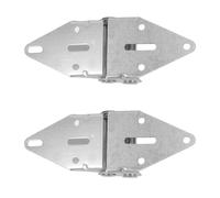 Zerodeko Charnières en Fer Robustes pour Porte de Garage, Lot de 2 Pièces, Quincaillerie pour Portes de Garage Commerciales, Charnière de Remplacement, Accessoires Industriels