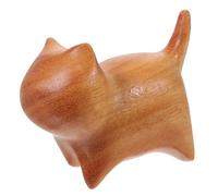 Zerodeko Chat Qui Marche en Bois Grattoir pour Chat Voiture Wok Entraîneur De Roue De Chat pour Chats D'intérieur Décor Jouets pour Chats pour Chats D'intérieur Figurine Trucs De Chat