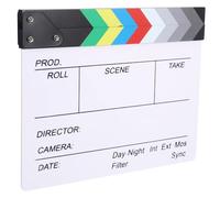Zerodeko Clap De Cinéma pour Réalisateurs Accessoires Photo Scènes Plus Grandes De Fête en Acrylique