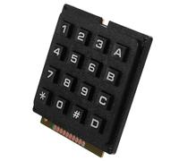 Zerodeko Clavier Matriciel Industriel Haute Fiabilité 16 Touches en Plastique Module Sensation Tactile pour Microcontrôleur en Environnements Industriels