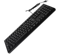 Zerodeko Clavier USB Filaire Pavé Numérique Clavier Pleine Taille Compatible PC et Ordinateur Portable pour Bureau et Travail Quotidien Réactif et Plug and Play Usage Professionnel et Jeu