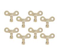 Zerodeko Clés des Vannes de Radiateur 4 MM Carrées, Jeu de 10 en Acier Robuste, pour Purgeur et Soupapes d'Air, Usage Bricolage Chauffage Domestique