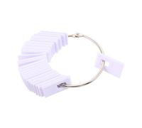Zerodeko Clip Blanc pour Mèches de Coloration Capillaire en Cheveux Naturels, Plastique et Acier Inoxydable, Installation Facile, Fermeture Rapide, pour Salons, Consultations Client,