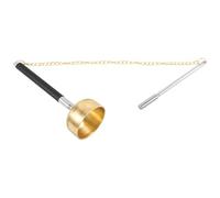 Zerodeko Cloche Bouddhiste Accessoire Décoratif Délicate en Cuivre Instrument de Temple Purifiant et Décompressant Couleur Aléatoire pour et Prière pour Bouddhistes