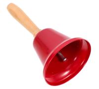 Zerodeko Cloche Métallique de Bureau Rétro de Noël 6,5cm Rouge
