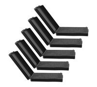 Zerodeko Coffret de Présentation pour 5 Médailles et Bagues de Champion, Boîte à Bijoux Mousse Noire Absorbante, Petit Organiseur Compact Noir 12 X 9 X 2,3 Cm pour Exposition et Protection