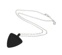 Zerodeko Collier Porte-médiators Guitare Silicone Rangement Double Face Forme de Cœur pour Acoustique et Électrique Accessoire Léger pour Musiciens Ukulélé et Basse