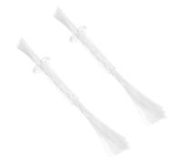 Zerodeko Combustion et Propre en Coton 2 Pièces de Mèches Verre et Coton pour Lampes à Huile et Lanternes pour Usage Extérieur et Occasions Spéciales