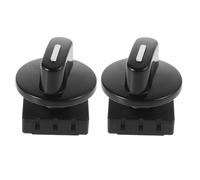 Zerodeko Commutateur Rotatif 4 Positions 3 Vitesses pour Ventilateur et Chauffage, Variateur de Vitesse Compatible Haute Puissance, pour Fête, Pack de 2 Boutons Abs