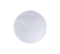 Zerodeko Compas de Menuiserie en Acrylique Blanc pour Centrage Précis et Dessin de Cercles Jusqu'à 20 Cm, Outil pour Tournage sur Bois à Domicile