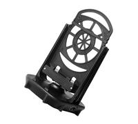 Zerodeko Compteur de Pas à Balancier Silencieux pour Téléphone Portable Double, Support en Roulement, Accessoire Noir pour Marche et Activité Quotidienne, Podomètre Automatique et