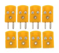 Zerodeko Connecteurs de Thermocouple de Type K 2 Paires Haute Température Isolation, Résistance Thermique, pour Usage Industriel et Laboratoire