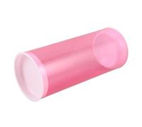 Zerodeko Conteneur Transparent pour Volants de Badminton avec Couvercle, Tube de Rangement Portable en Plastique Léger, Capacité 3 Volants, Protection L’humidité, pour Entraînement