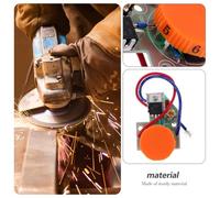 Zerodeko Contrôleur de Vitesse Électrique pour Meuleuse d'Angle 180 MM Variateur de Vitesse Haute Puissance Régulateur Électronique pour Outils Électriques Compatible Polisseuse et