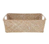 Zerodeko Corbeille à Pain En Paille Corbeille à Pain Tressée Panier De Rangement En Jonc De Mer Organisateur Darticles Divers Boîte Cosmétique En Ménage Corbeille De Fruits Et Légumes Osier