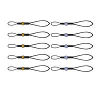 Zerodeko Cordon de Couvercle de Théière Lot de 10 Pièces en Polyester et Résine Corde Tressée Portable pour Théières en Zisha, pour Cérémonie Thé et Pique-