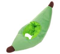 Zerodeko Costume de chapeau banane : chapeau à capuche banane pour adultes et adolescents - Couvre-chef de fruits fantaisie vert pour fêtes, cosplay, fêtes, réseaux sociaux, photomaton