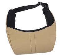 Zerodeko Coussin Appuie-tête Voiture Forme u Oreiller Cou Véhicule Sangle Boucle Installation Facile Coussin Siège Arrière Voiture Beige