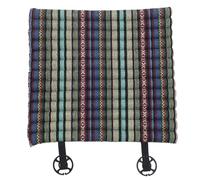 Zerodeko Coussin De Siège Auto En Lin Naturel, Coussin Décoratif Antidérapant, Lot De 3 Pièces, Quatre Saisons, Couleur Vert, Galette De Siège Confortable Pour Voiture