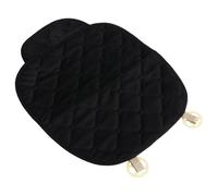 Zerodeko Coussin de Siège Auto Peluche Noir Tapis Antidérapant Résistant à Eau pour Voiture Chaise de Bureau et Fauteuil à Roues Protection Confortable