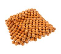 Zerodeko Coussin De Siège De Voiture Couvercle De Siège Housse De Siège De Voiture En Perles De Bois Insert De Siège De Voiture Coussin De Siège En Filet Siège Auto Perlé Khaki En Bois