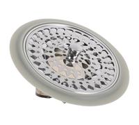 Zerodeko Couvercle de Bonde Rond Anti-Odeurs en Acier Inoxydable Gris avec Panier Filtrant Filtre à Cheveux et Débris pour Salle de Bain la Cuisine et Balcon Bouchon de Vidange Facile à