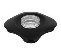 Zerodeko Couvercle de rechange pour blender : couvercle supérieur en plastique 15 x 15 cm avec orifice d'alimentation pour bol de blender et machine à granita - Empêche les débordements et