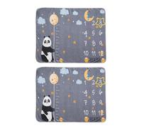 Zerodeko Couverture D'étape en Flanelle pour -né, Accessoire Photo Confortable et Créatif, pour Photographie de Bébé, 1 Set 120x100 Cm