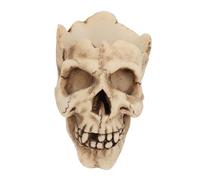 Zerodeko Crâne De Résine Ornements Titulaire Maison Anniversaire Animatronique Cendriers Ups Balai Décorations d'halloween Autocollants De Fenêtre d'halloween Faire La Fête Horreur Beige