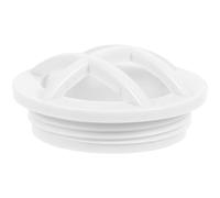 Zerodeko Crépine D'arrivée d'eau pour Piscine Murale en Abs Blanc, Résistante à l'eau Produits Chimiques, Insert de Grille pour Prévenir Obstructions