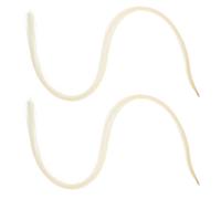 Zerodeko Crin de Cheval Blanc pour Archet Violon et Alto Mèches de Crin de Cheval Mongol Professionnelle avec Tenue Adapté aux Instruments à Cordes Petites et Moyennes