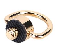 Zerodeko Crochet D Ring Doré avec Interface Filetée pour Suspension Lampe de Camping Support et Compact Compatible avec Éclairage Extérieur et Projets DIY