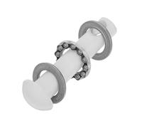 Zerodeko Crochet de Balançoire pour Chaise Suspendue, Métal Blanc, pour Patio et Extérieur, Résistance aux Intempéries, Supporte de Lourdes Charges, pour Tous Âges
