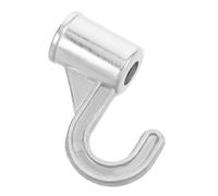 Zerodeko Crochet de Placard en Alliage D'aluminium Épaissi, sans Perçage | Argenté, Compatibilité, Antidérapant, Optimise L’espace, pour Dressing et Rangement