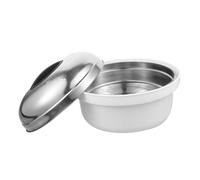 Zerodeko Cuiseur Vapeur Micro Ondes Acier Inoxydable avec Poignées Plastique Ensemble de Casseroles à Vapeur pour Cuisine pour Cuisson de Boulangerie et Riz