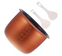 Zerodeko Cuve Intérieure pour Cuiseur à Riz 1,2 l en Alliage D'aluminium Antiadhésive, Compatible, Pot Multifonction pour Cuisson Familiale Et Utilisation Domestique