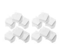 Zerodeko de Rechange Résistance à L'usure pour 12pcs Cintreuse à Anneaux en Plastique Blanc Changement Facile de Tailles et Formes, pour Fabrication de Bijoux