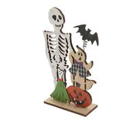 Zerodeko Décoration De Table Ornement De Squelette Humain pour Halloween Centre De Table Élégant Et Accessoire De Bureau Unique pour Créer Une Ambiance