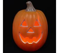 Zerodeko Décorations De Noël pour Halloween, Lanternes LED D'Extérieur Et De Jardin, Décorations pour Thanksgiving | Trick Plastic - Lanterne Citrouille Lumineuse À Poser Une Table Ou